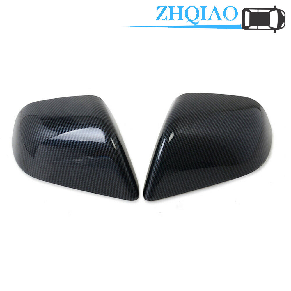 Carbon Fiber Add on Side Wing Rearview Mirror Cover for Tesla Model 3 2017-2019