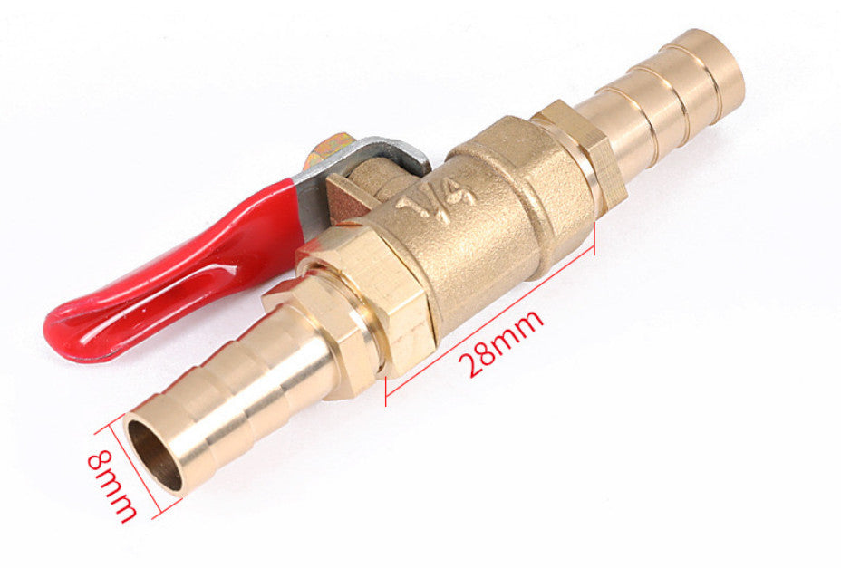 Metal inline fuel valve Petcock 8mm interface Motorcycle fuel diesel gasoline