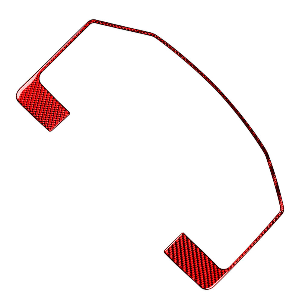 Carbon Fiber Red Speedometer Frame Cover Trim for Dodge for Ram 1500 SLT 2500 3500