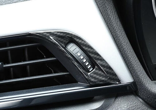 for BMW X2 2018-2021 Trim Air Outlet Vent Pulley ABS Carbon Fiber Console LR