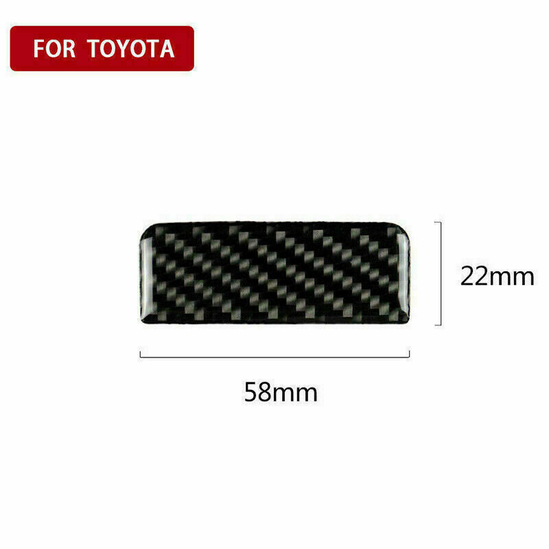 for Toyota for Camry 2018-2023 Real Carbon Fiber Front Side Storage Box Handle Trim