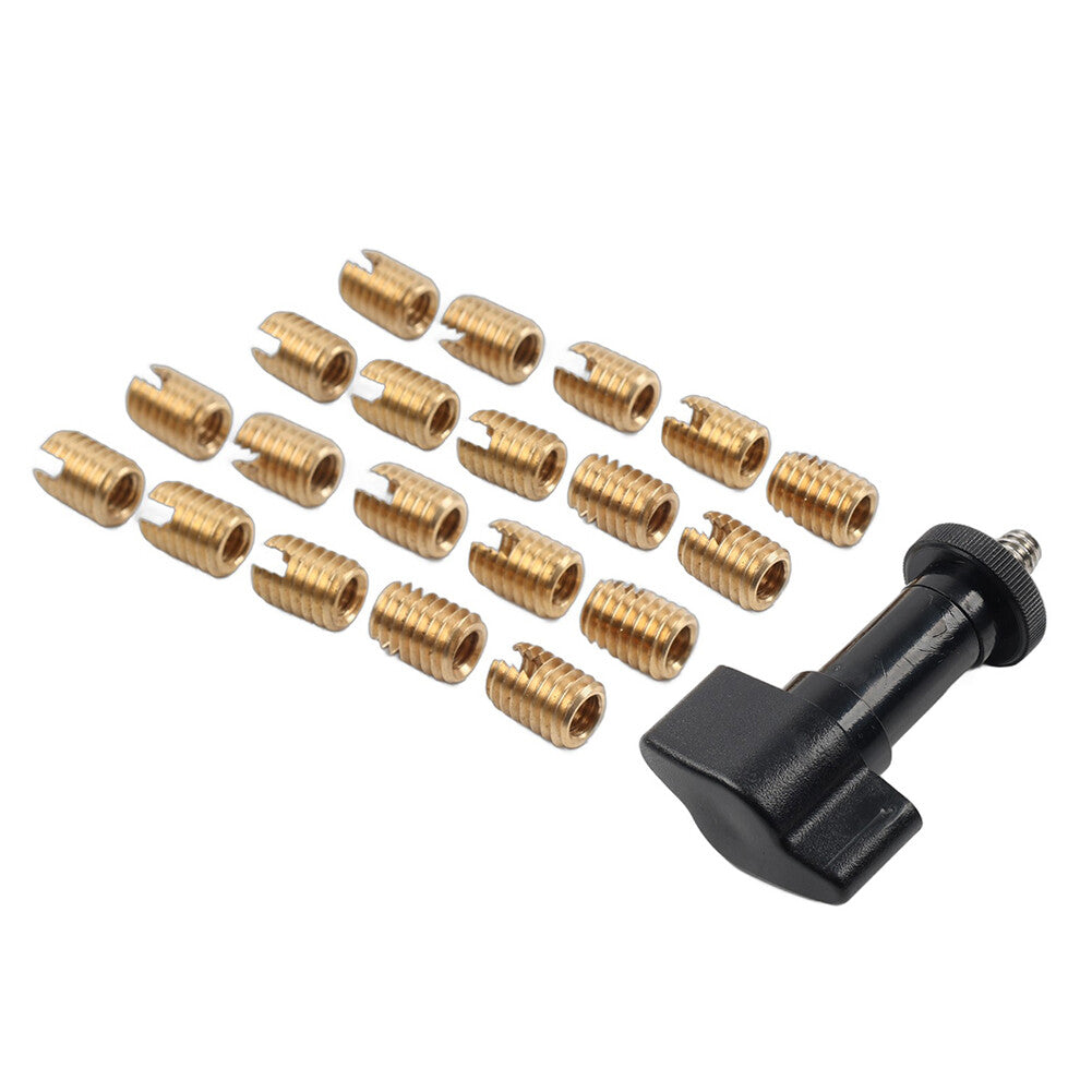 20pcs Batwing Fairing Brass Thread Inserts Repair Kit For Touring 97-13