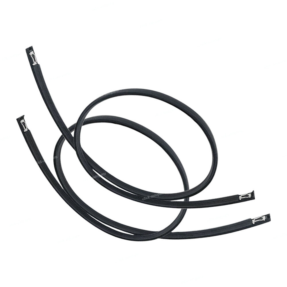 RHLH Side Windshield Window Trim Moulding Rubber for Honda Fit Jazz 2007-2008