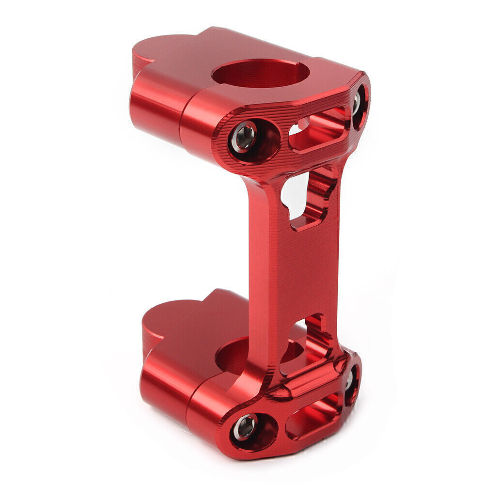 CNC Height Riser Handlebar Clip Adapter Fit for BMW R1200GS LC / Adventure 14-20 Red