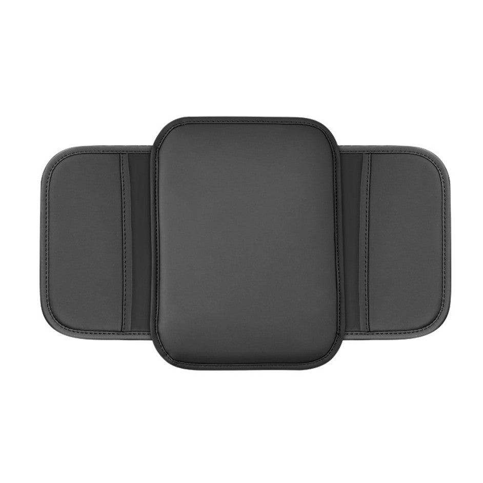 PU Leather Armrest Cushion Protector W/Storage Bag For Car Interior Accessories