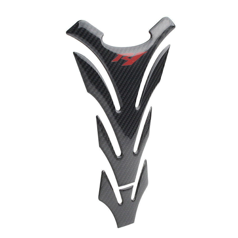 Carbon Fiber Gas Fuel Tank 3D Decal Protector Pad Sticker Fit Fit for Yamaha YZF-R1