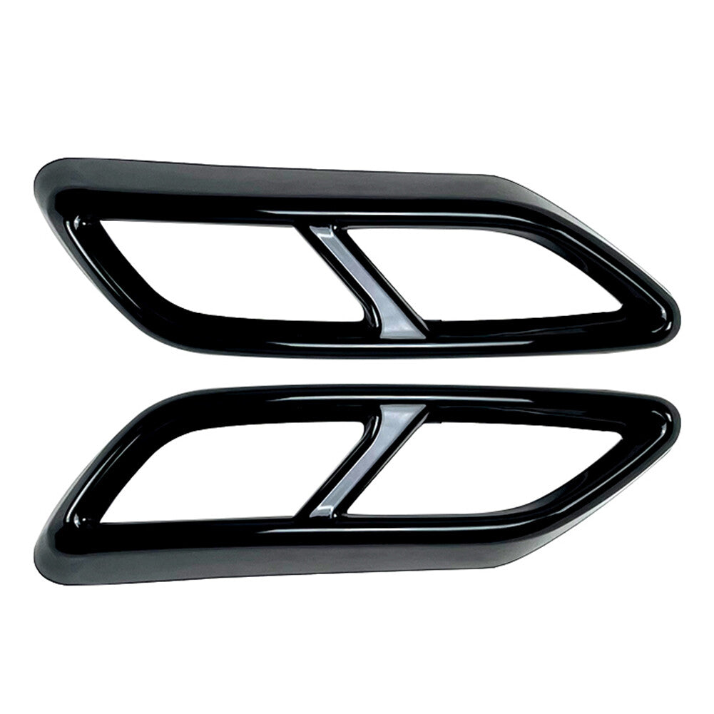Rear Throat Exhaust Pipe Muffler Tips Cover Trim for Audi A3 8Y 2021-23 2021 23