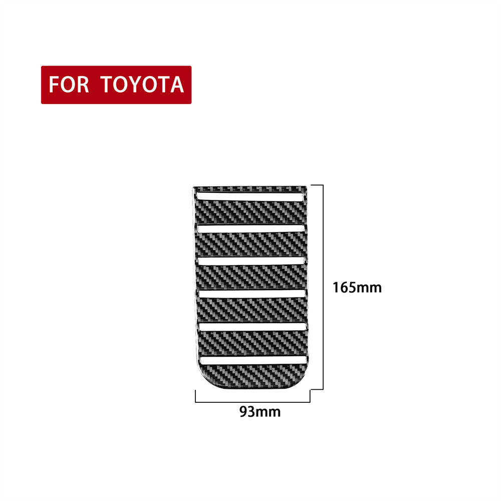 4X Carbon Fiber Outdoor Handle Panel Cover Trim For Model 3/Y 2017-2022 v