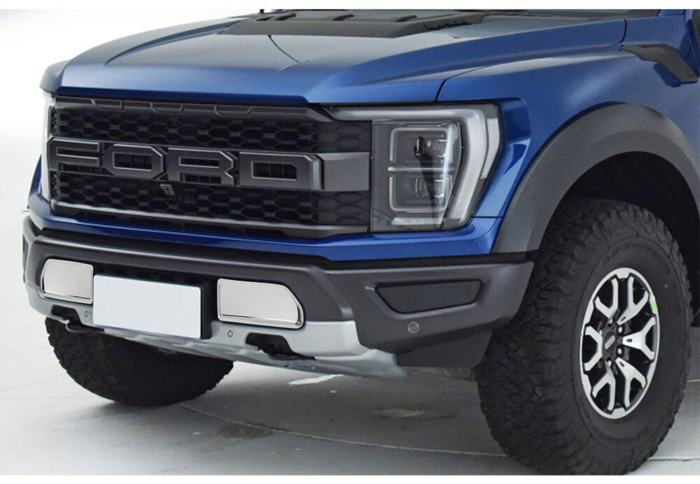 for Ford F150 2021-2023 Chrome ABS Front Bumper Lower Panel Cover Trims