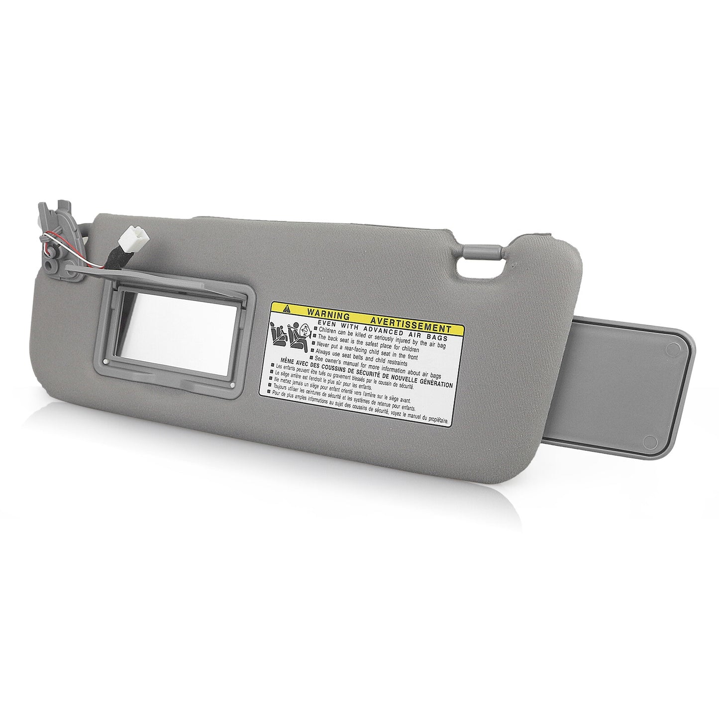 New 1x Driver Side Sun Visor Sunshade Kit Gray For 2006-2008 2007 for Hyundai Sonata