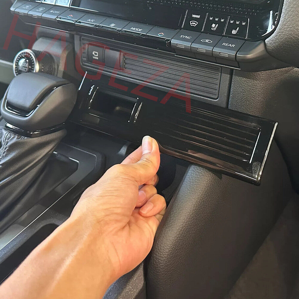 Gloss Black ABS Cigarette Lighter Panel Trim For Toyot@ for Land Cruiser LC250 2024+
