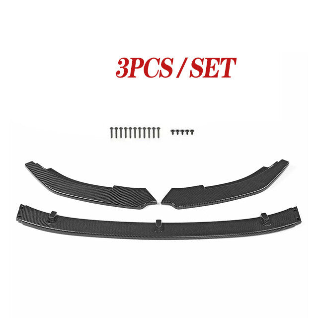 Black Front Lip Bumper Spoiler Splitter for Volkswagen for VW for Golf MK6 GTI GTD 2010