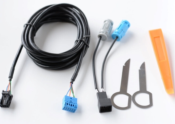 Retrofit Bluetooth dual Microphone cable set for Audi A3 MMI 3G+ for VW for golf Mk7 MIB v