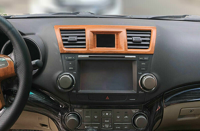 for Honda Accord 2018-2022 Wood Grain Front Door Speaker A-Pillar frame Cover v