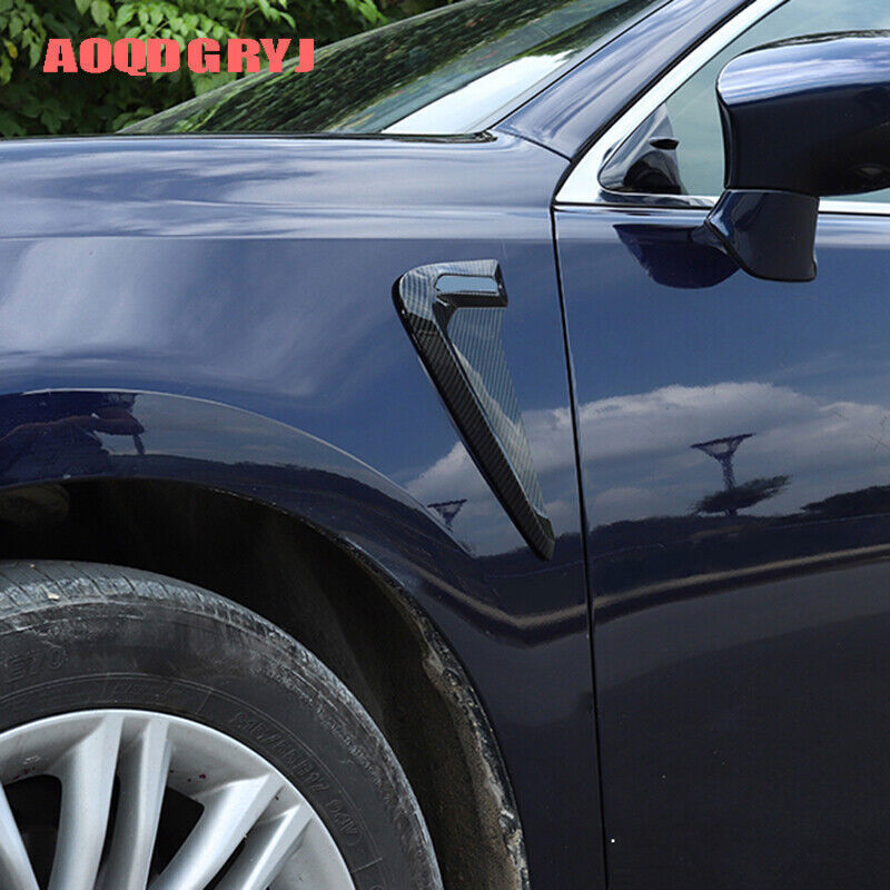 for Hyundai Kona 2018-2022 Carbon Color Inner Dashboard Side Air Vent Cover Trim v