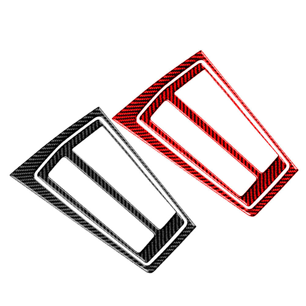 Carbon Fiber Gear Shift Panel Frame Cover Trim for Volkswagen for Golf 8 MK8 2020-23