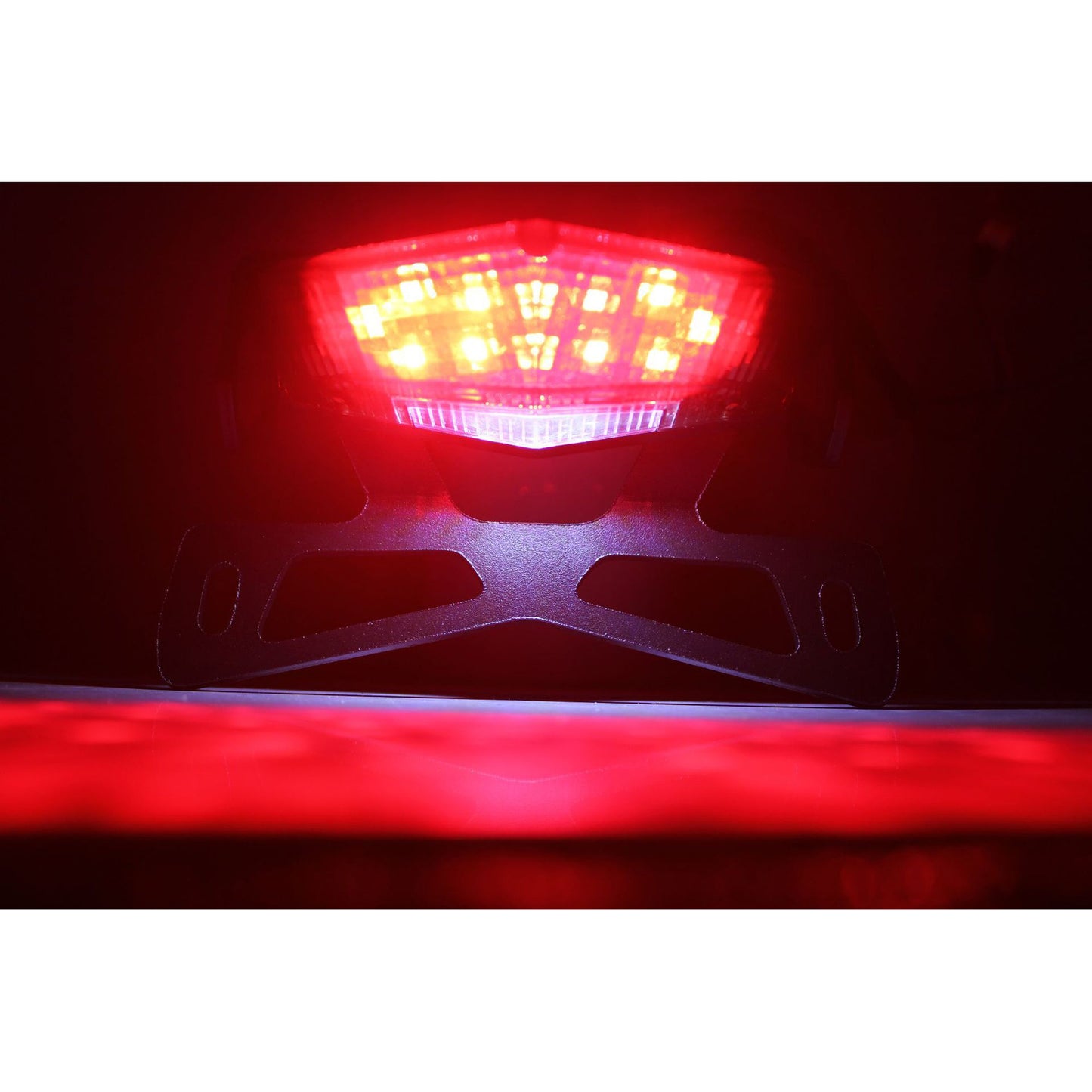 LED Rear Lamp Tail Light License Plate Holder Motorcycle Fit for Kawasaki KLX230