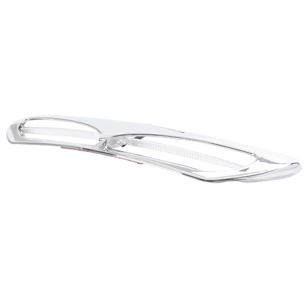 Chrome Batwing Fairing Vent Trim LED Light Fit for Harley 14-UP FLHX FLHTCU