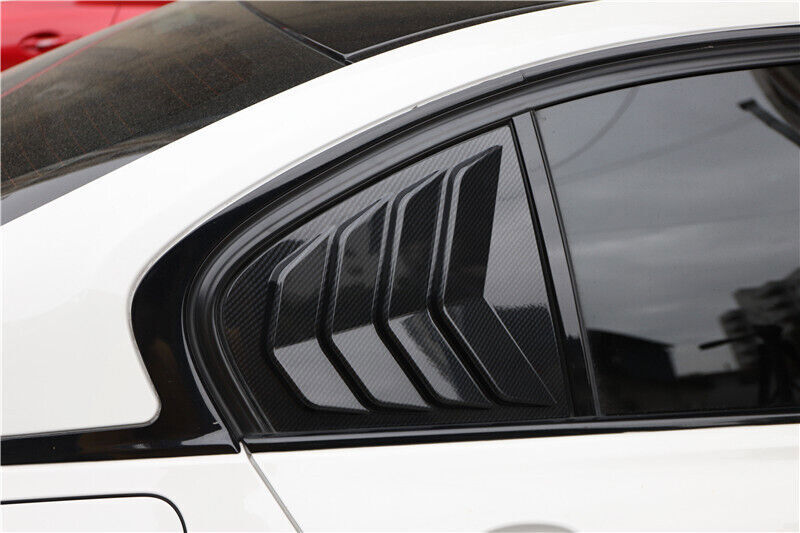 Side Window Louvers Cover Vent Cover Fit for BMW 3 Series 2014-2018 Carbon Fiber