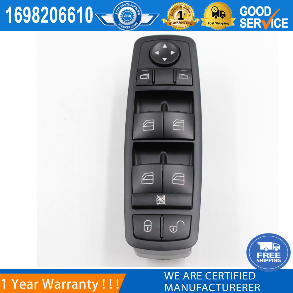 Suitable for Mercedes-Benz A-Class W169 and B-Class W245 1698206610 power window master switch