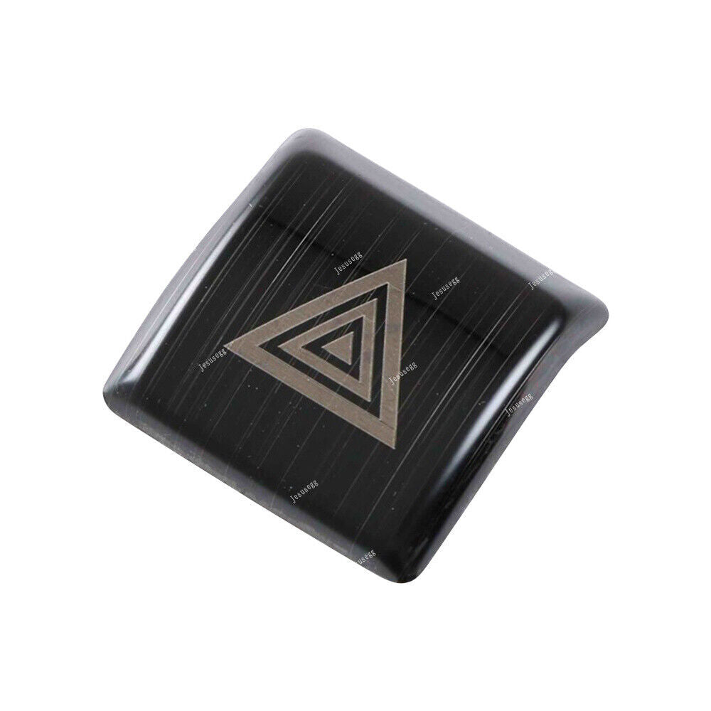 Front Warning Light Switch Knob Cover Trim Black Fit for Toyota for Camry 2018-2020