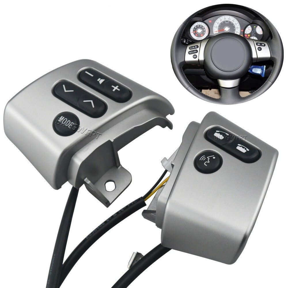 for Toyota FJ Cruiser 2007-2021 Silver Steering Wheel Control Switch 84250-35070