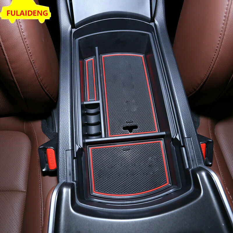 1P for Honda Accord 2018-2021 Armrest Storage Box Central Console Container Tray