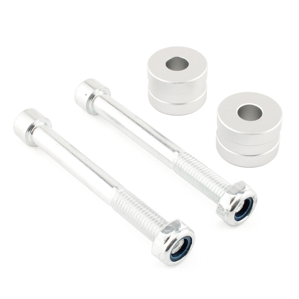 Handle Bar Risers Kit for Ducati Hypermotard 1100 2007-2009 Silver Motorcycle Q