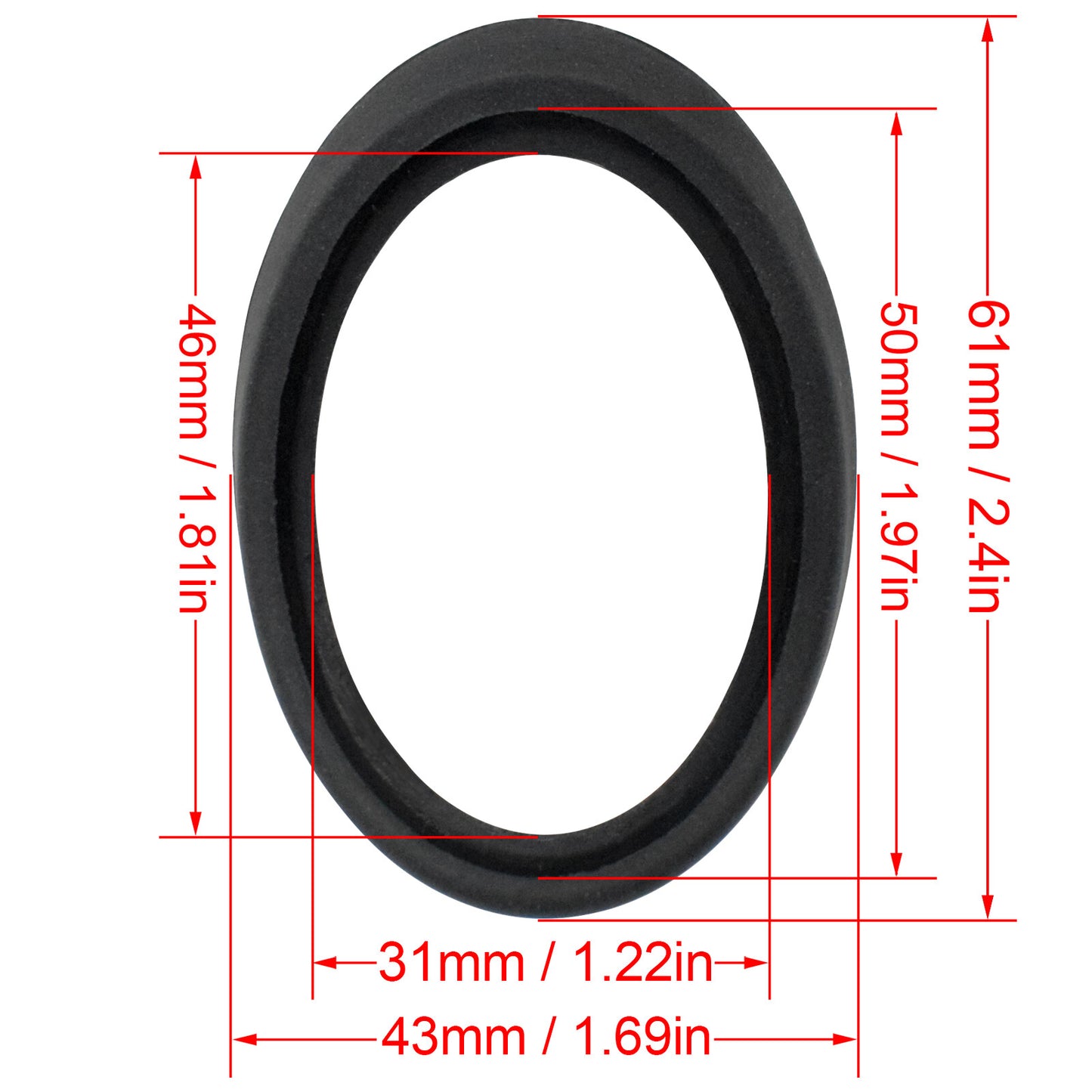 Car Antenna Base Gasket Seal for ford Focus Mondeo Fiesta Transit Fusion Escort Q