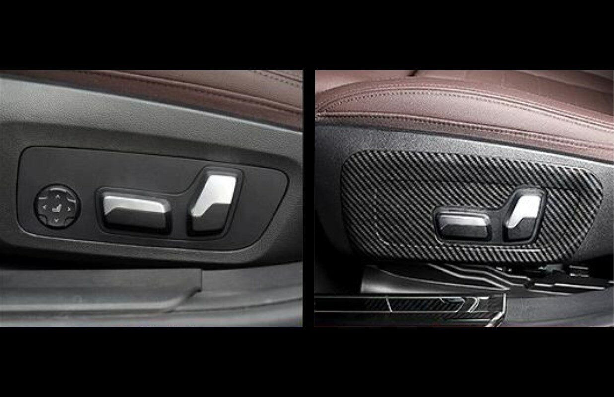for BMW 3 Series G20 2019 2020 Carbon Fiber Car Interior for Seat Adjust Frame Trim