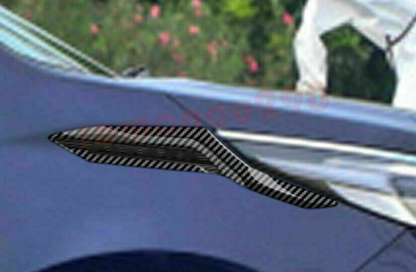2Pcs for Toyota for Sienna 2021-2022 Carbon Fiber Front Fender Vent Panel Cover Trim