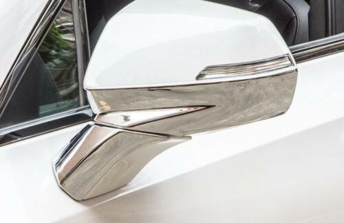 Fit for Cadillac XT5 2017-2022 Chrome RearView Side Door Mirror Strips Trim 4PCS