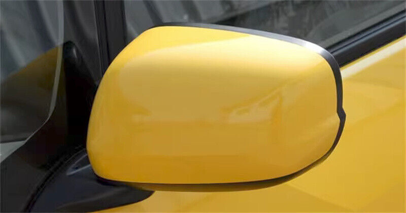 Yellow LH Rearview Mirror Cover Shell Housing Cap for Honda Fit/Jazz 2009-2013