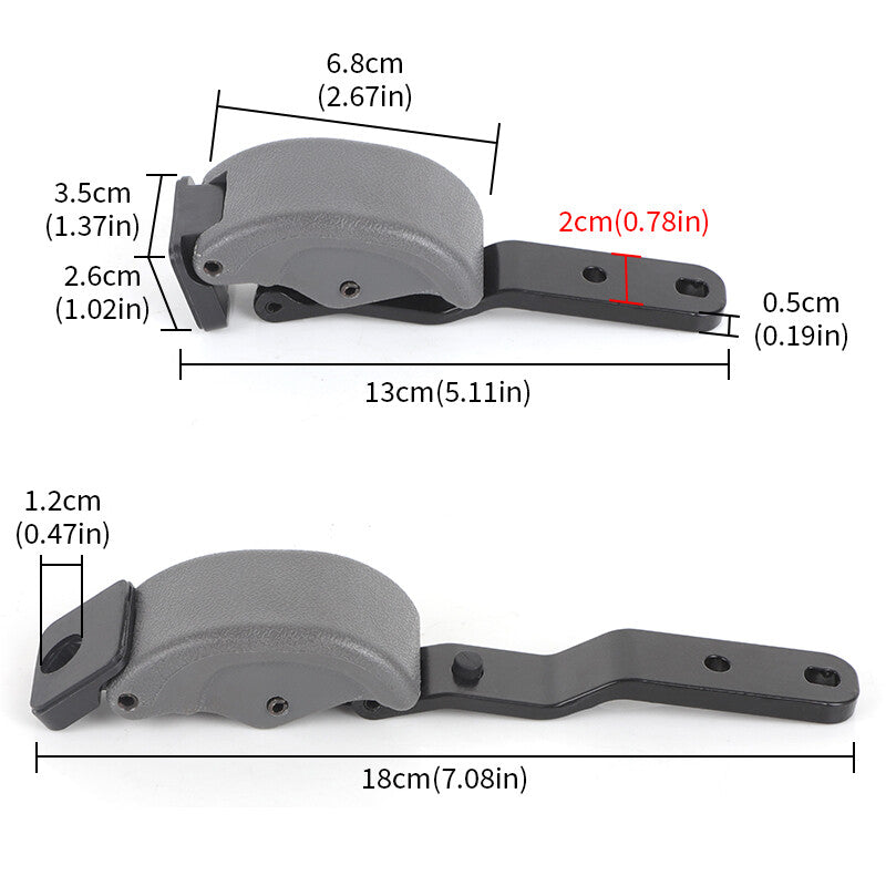 1X Rear Quatar Window Latch Lock Gray L=R for Toyota Tacoma Hilux 1997-2014 US