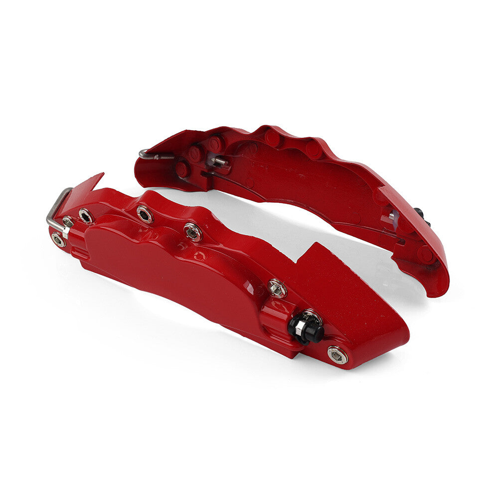 2x Universal Medium Size Metal Style Car Auto Disc Brake Caliper Covers Set Kit Q