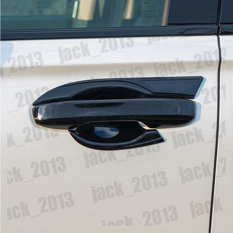 Glossy Black Side Door Handle Bowl Cup Covers Trims for Honda CRV CR-V 2023-2025