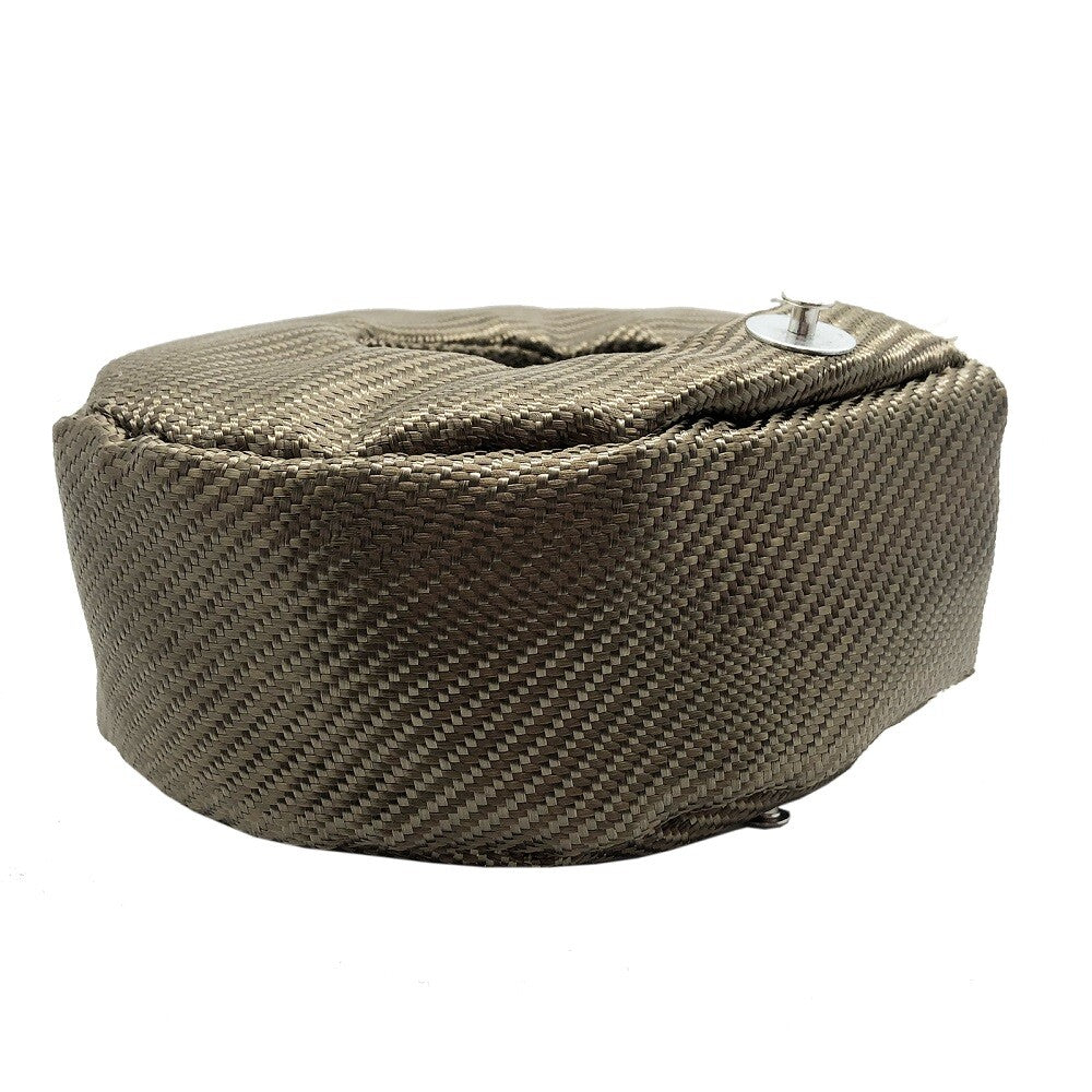 T3 Turbocharger Cover Wrap Titanium Fiber Turbo Blanket Heat Shield Barrier