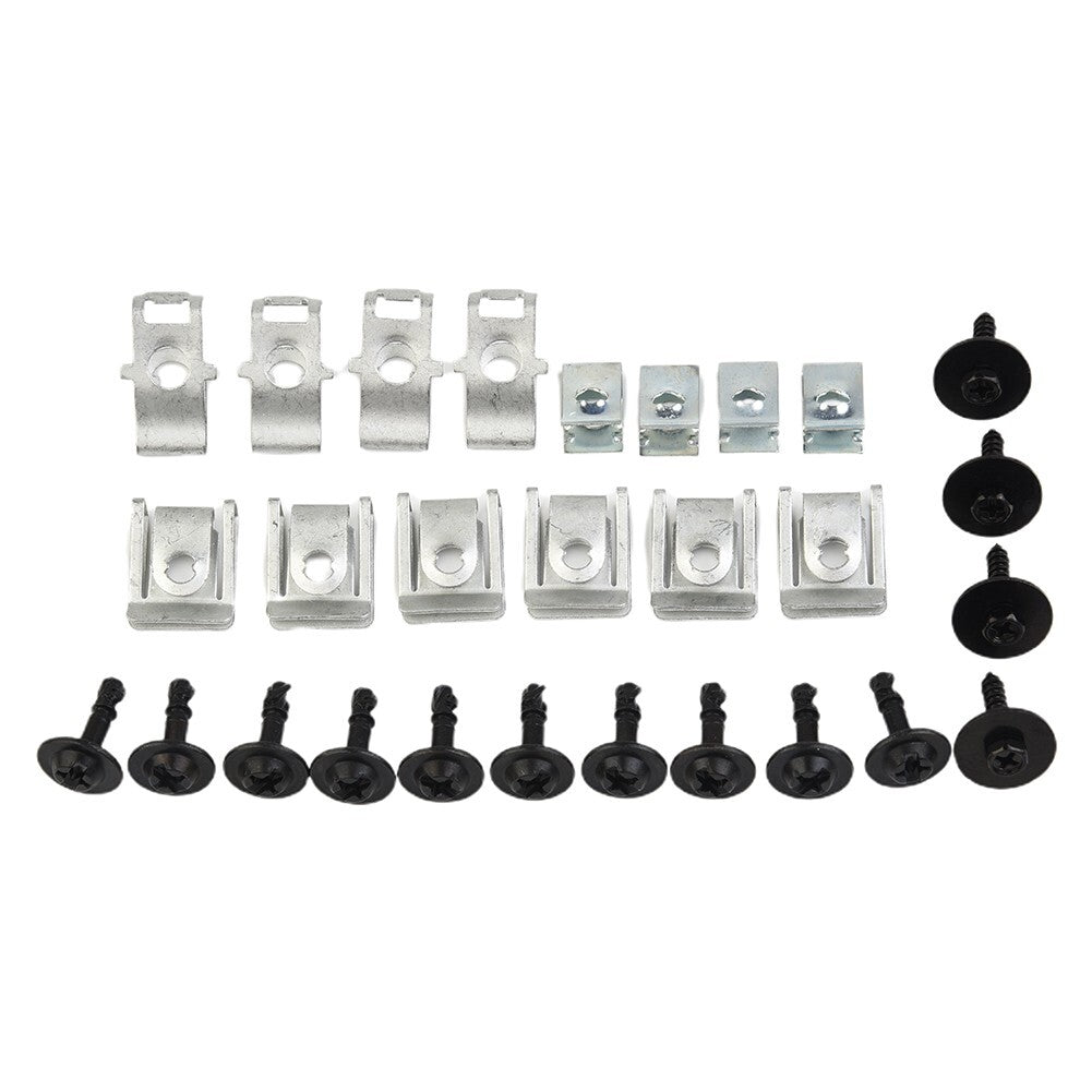 28pcs Engine Undertray Under Cover Clips Fitting Kit For A4 B8 A5 8T Spare Parts