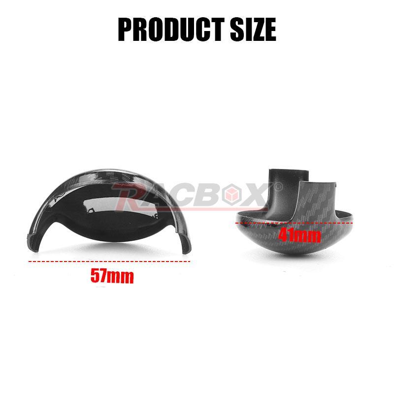 Carbon Fiber Interior Gear Shift Knob Trim Cover Tool for Ford for Mustang 2015-2019