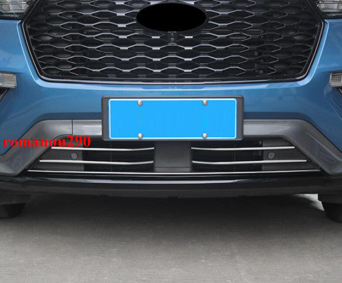 for Ford Explorer 2020-2022 Stainless Chrome Front Bumper grill Trim Strip Cover