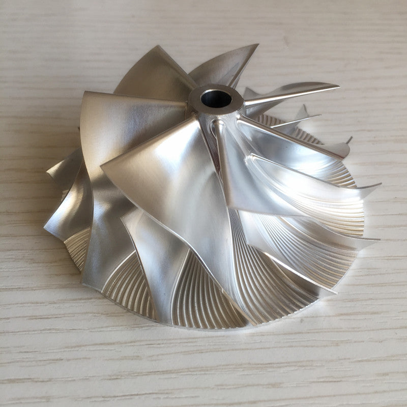 CT26 59.00/76.13 mm 7+7 insert performance turbine blank/milling compressor wheel
