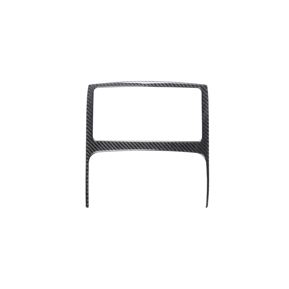 Carbon Fiber Interior Central Console CD Cover Trim for Mazda MX-5 Miata 2009-15 v