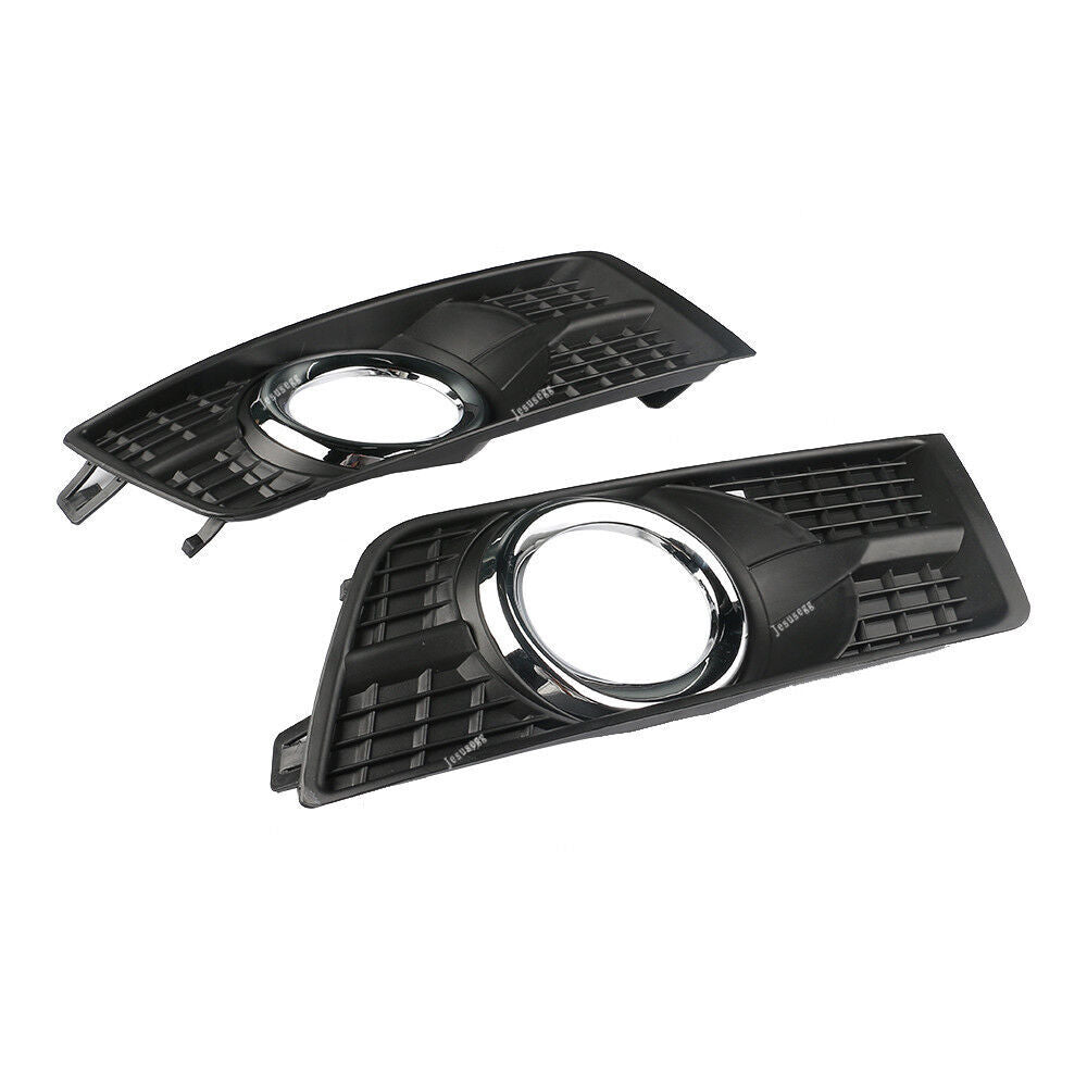 Front Bumper Fog Light Cover Chrome Molding Trim Fit for Cadillac SRX 2010-2016
