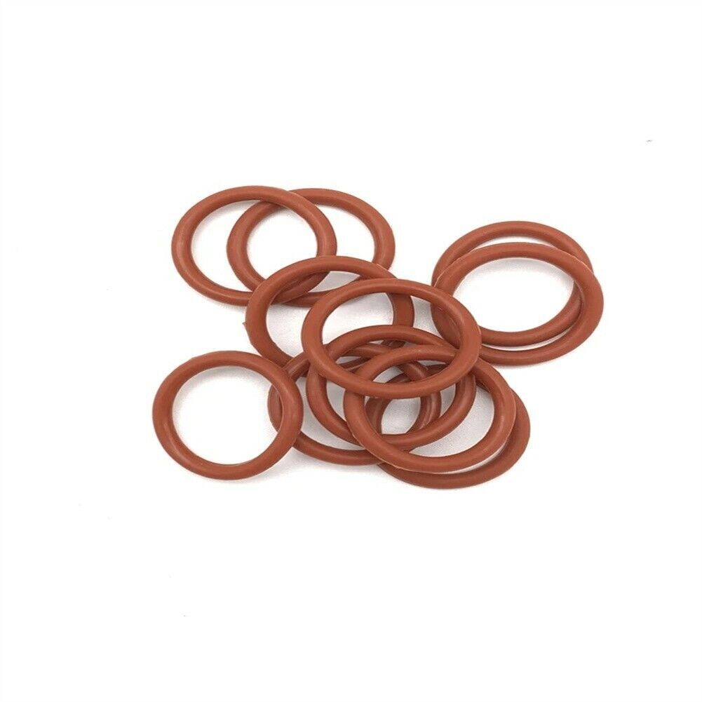 225 Pcs Silicone Rubber O-Ring Assortment Kit Metric VMQ Gasket Seal Red Q