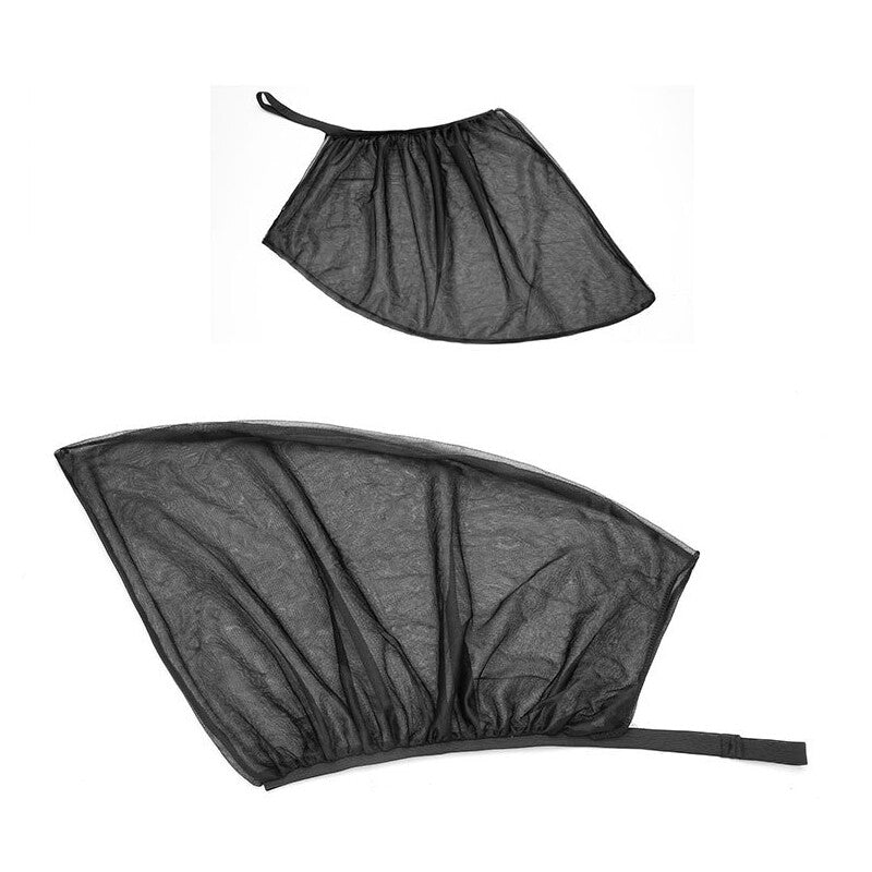 Car Sunshade Sun Block Sunshade Net Side Window Anti-mosquito Sunscreen Set v