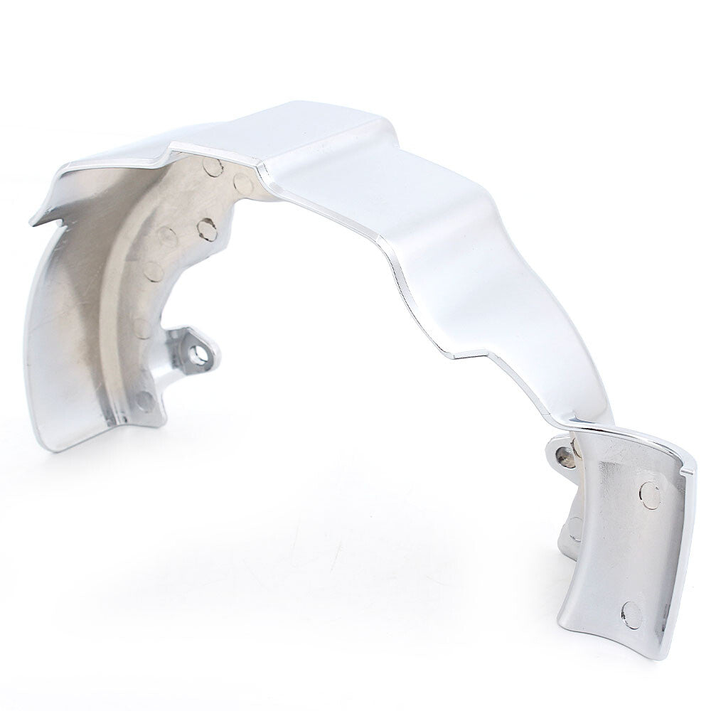 Chrome Precision Transmission Shroud Cover For Milwaukee Eight Engines 2017-2020
