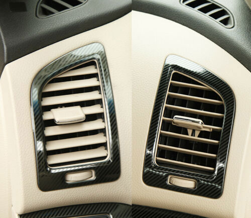 for Nissan Teana Altima 2013-2018 carbon style console air outlet vent cover 2P