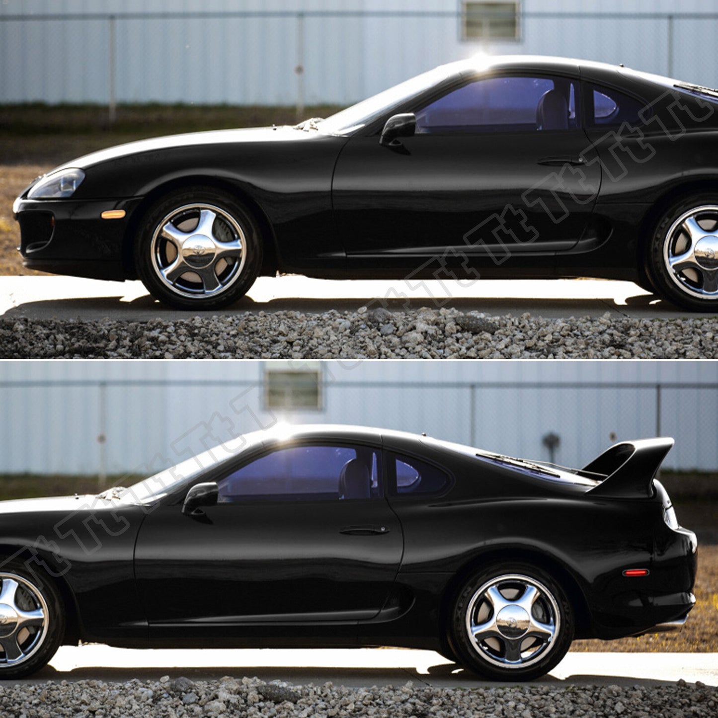 Suitable for 93 - 98 for Supra Mk4 LED front and rear bumper side marker lights clear lens - v