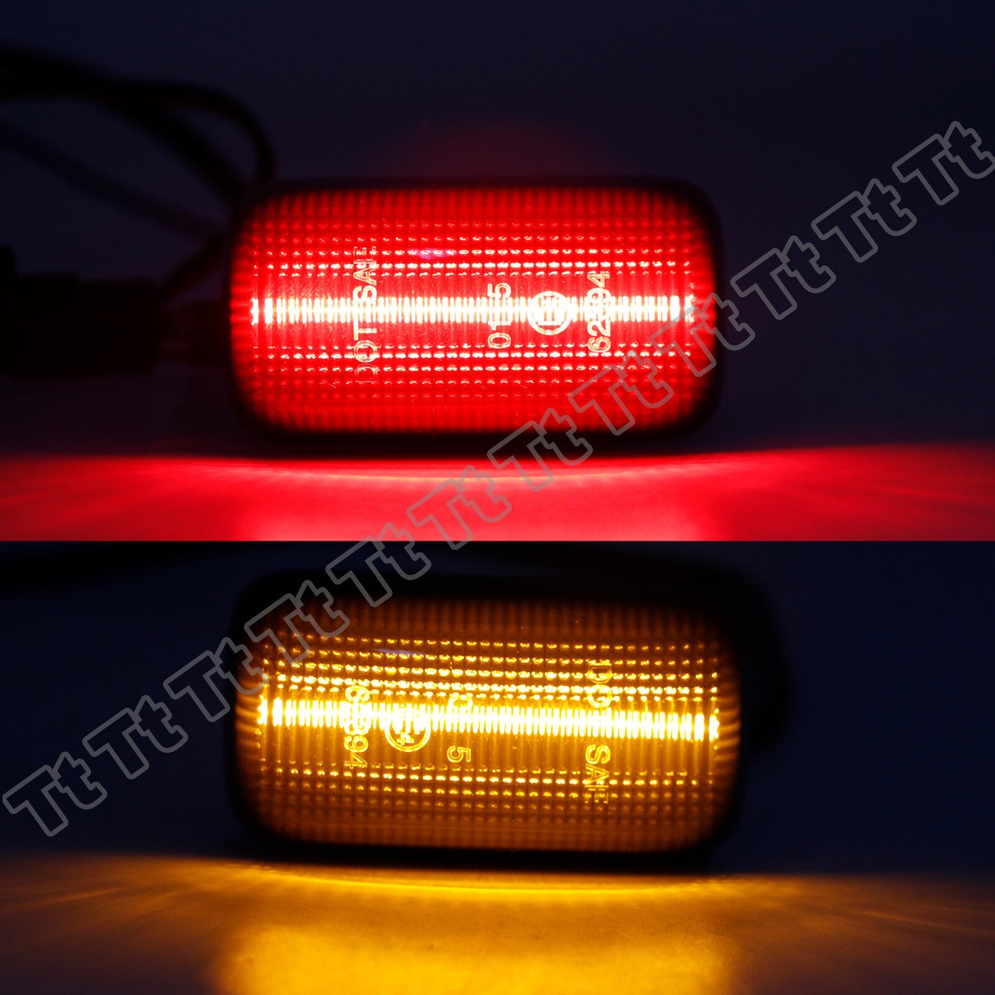 Suitable for 15-23 Silverado for GMC for Sierra 3500HD double fender side marker light- v