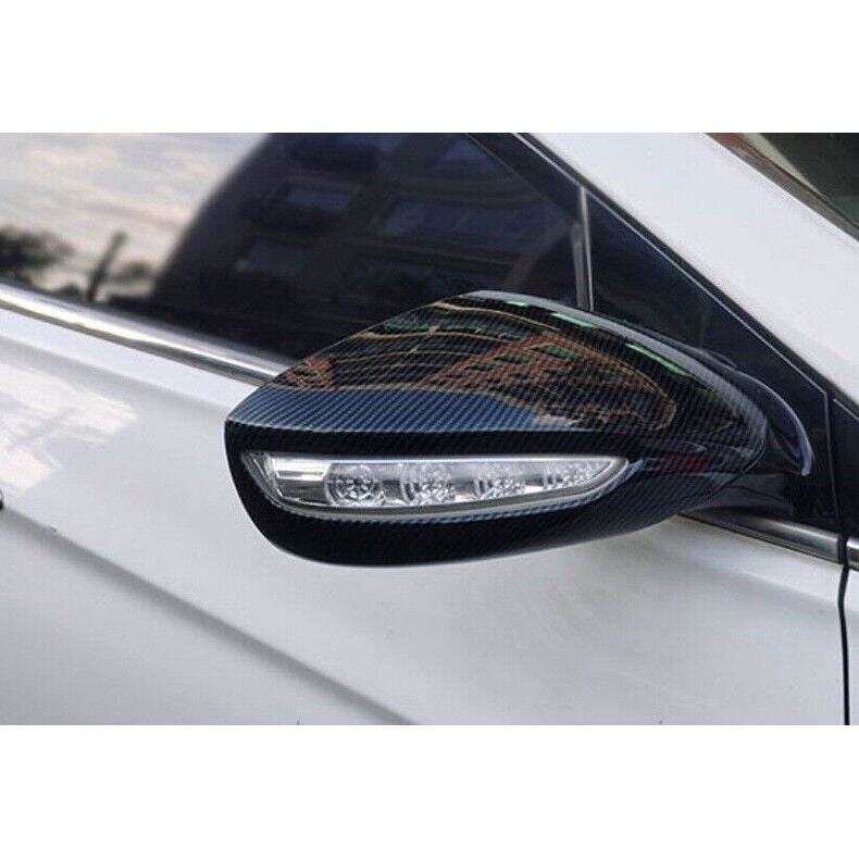 for Hyundai Sonata 2011-2014 Carbon Fiber Exterior Side Rearview Mirror Covers